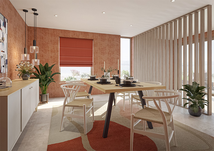 Hartford, Ember - Roman Blind - Image 6